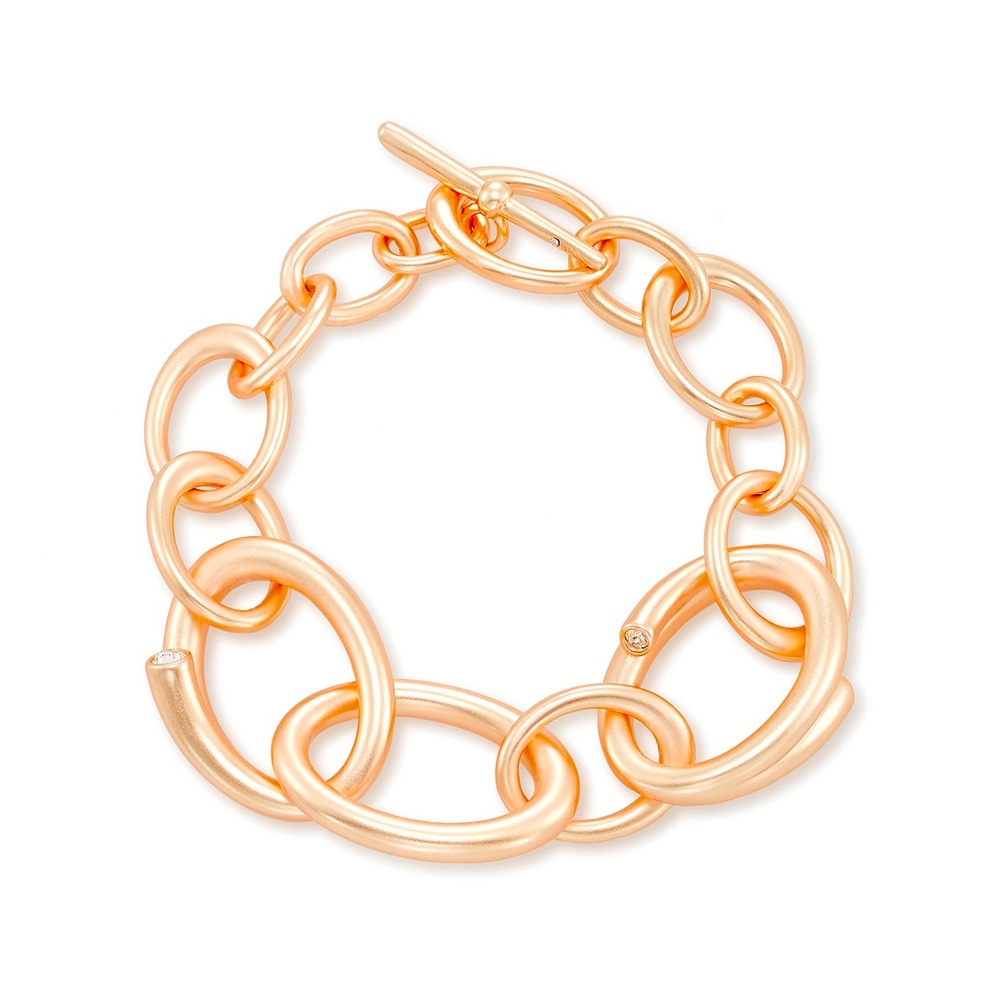 Kendra Scott Walker link Bracelet: Rose Gold